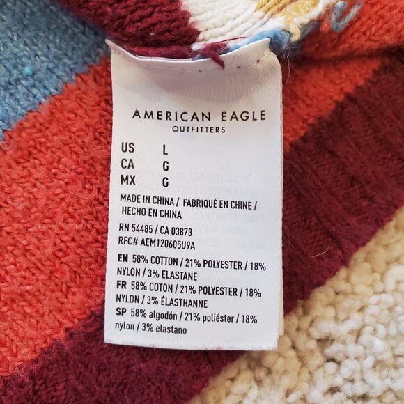 American Eagle Colourblock Sweater - Picture 3 of 12